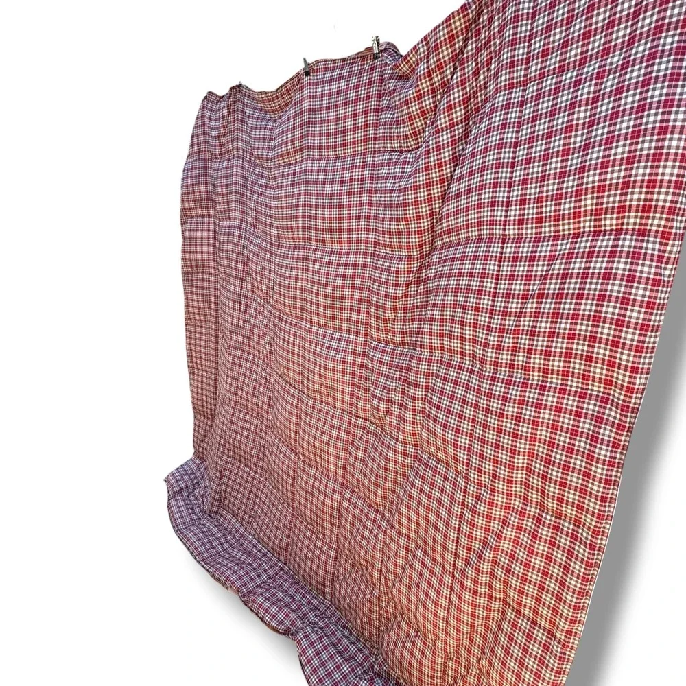 Eddie Bauer Home Reversible Edgewood Plaid Micro Suede Comforter Full/Queen